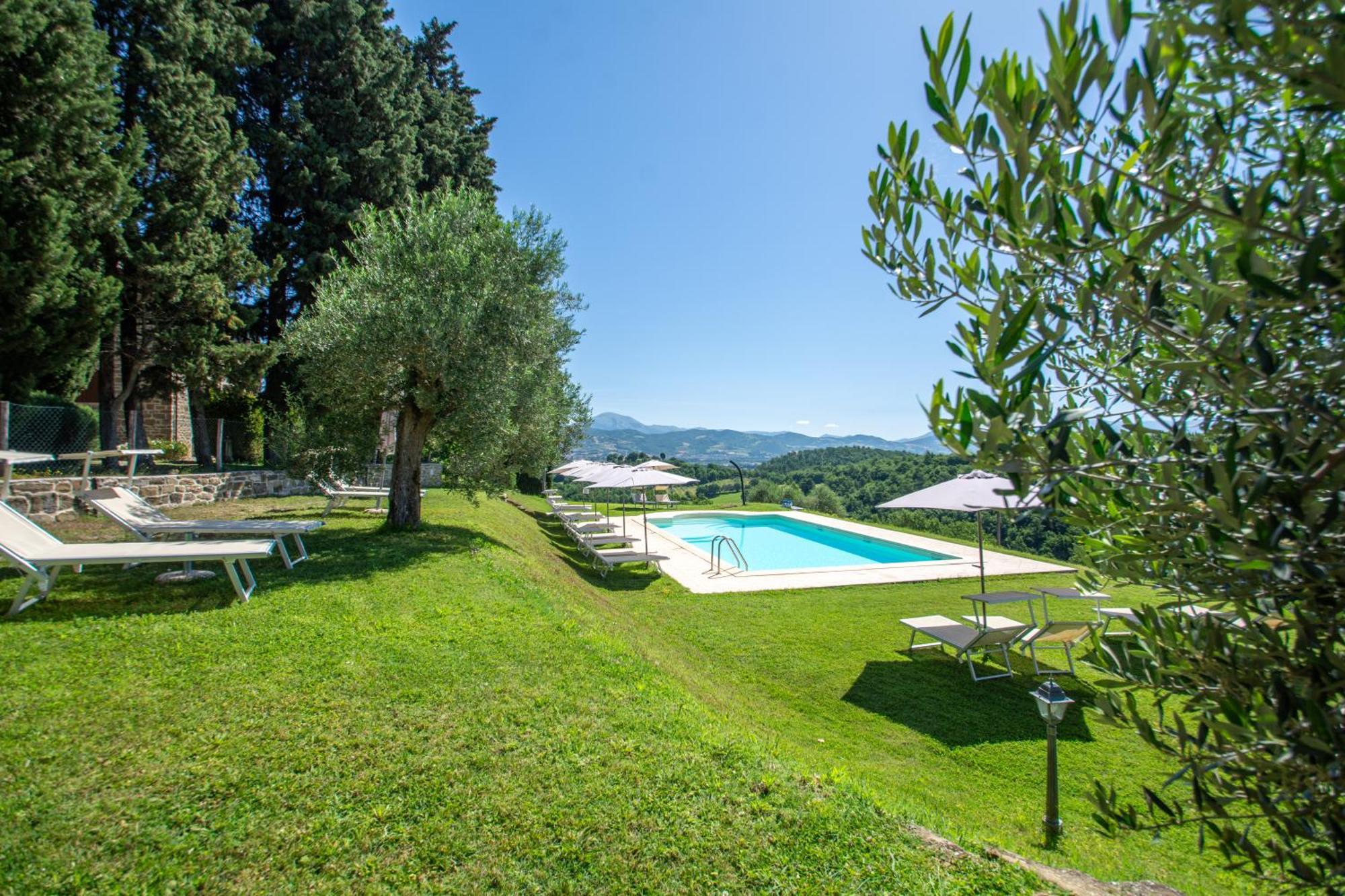 Antica Residenza Montereano Villa Gubbio Eksteriør bilde