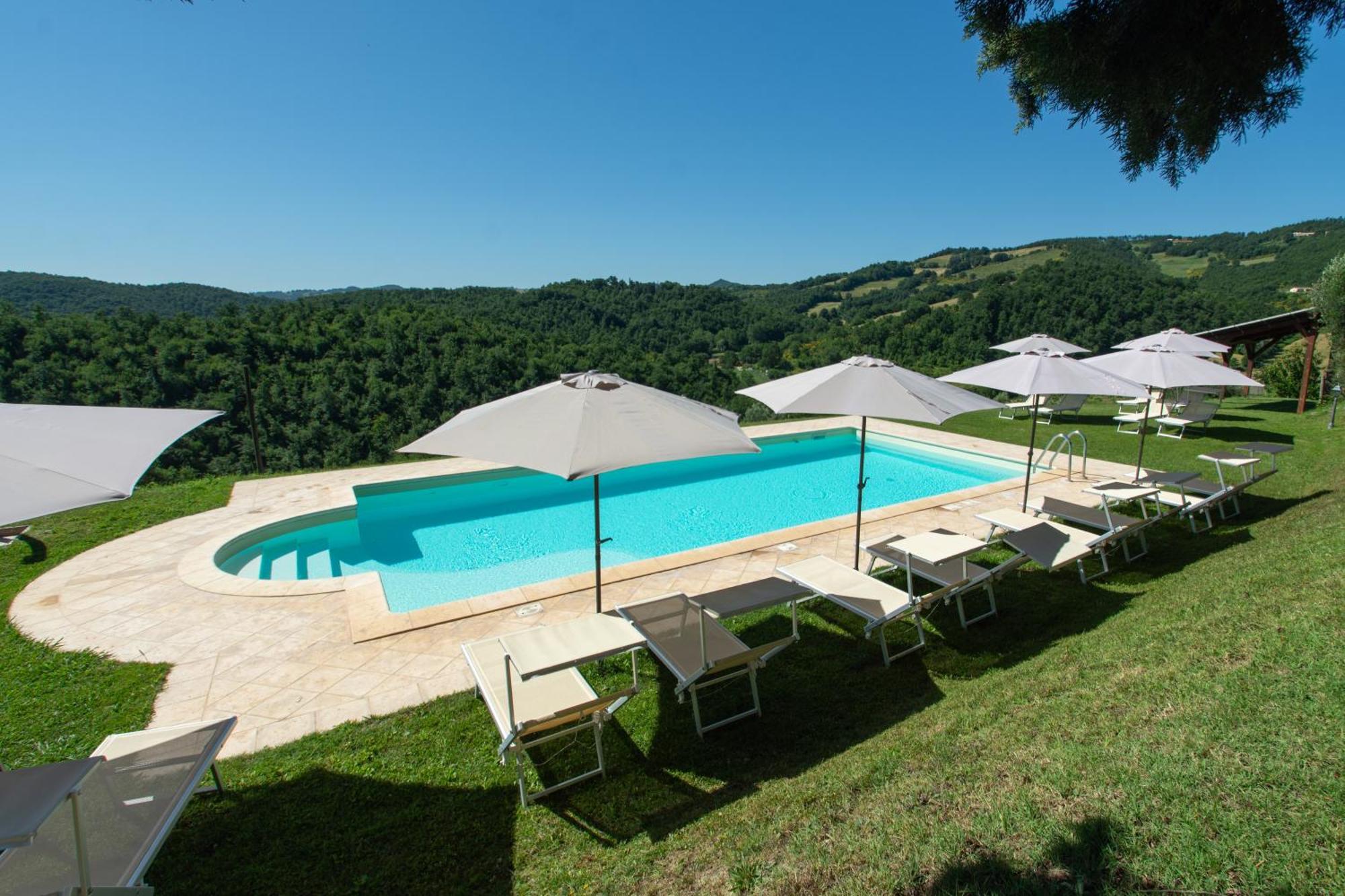 Antica Residenza Montereano Villa Gubbio Eksteriør bilde